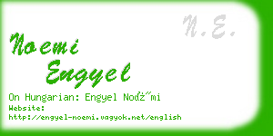 noemi engyel business card